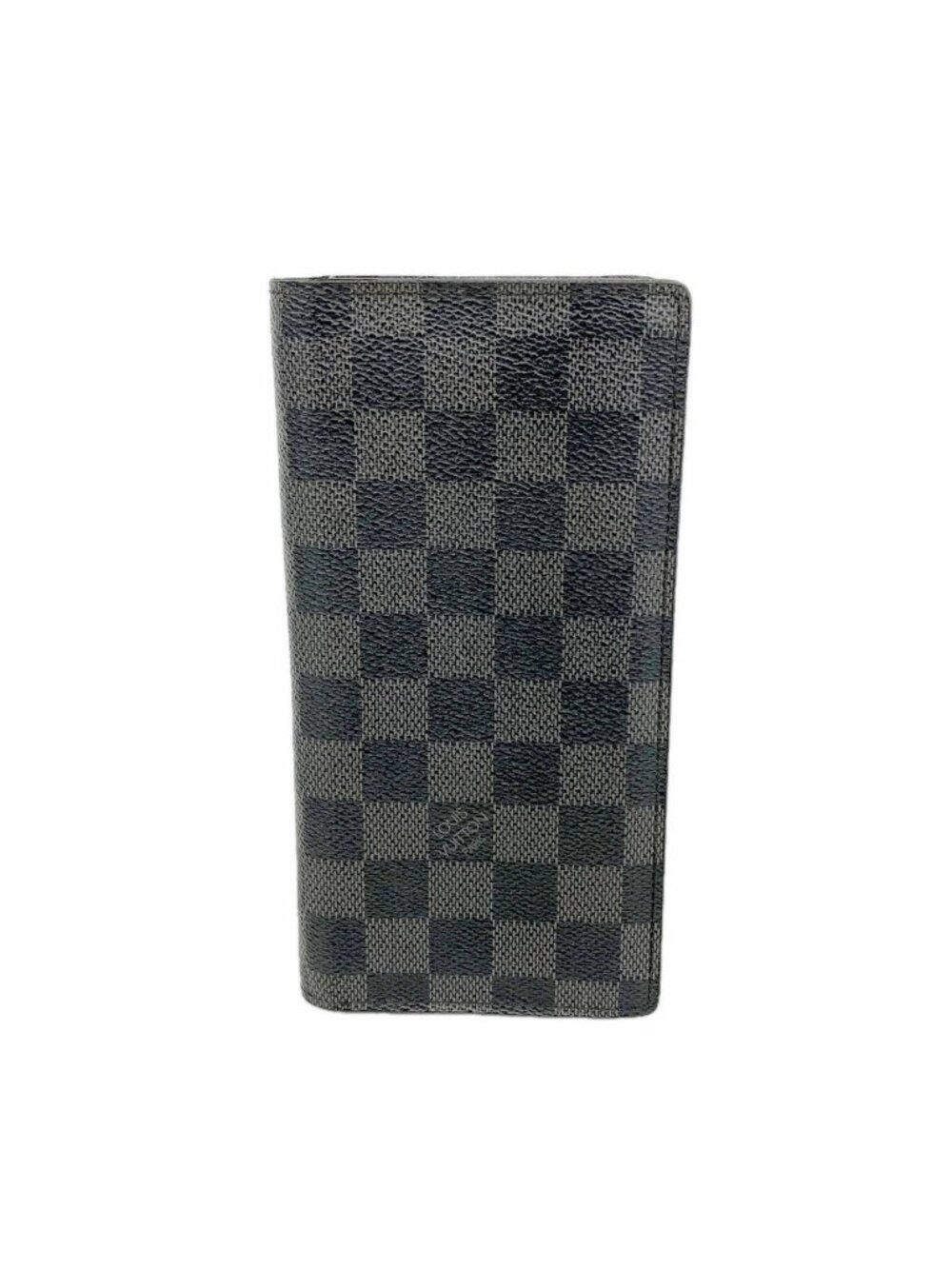 Louis Vuitton Wallet Damier Graphite Portefeuille Brazza Black